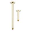 4" Round Ceiling-Mount Shower Arm - Polished Brass, , large image number 1