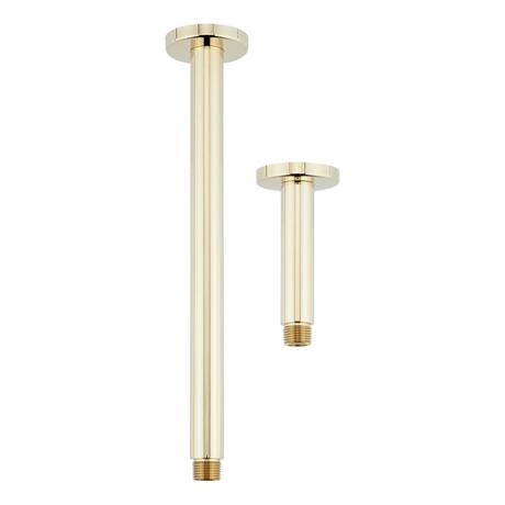 FundamentALL Ceiling-Mount Shower Arm and Flange
