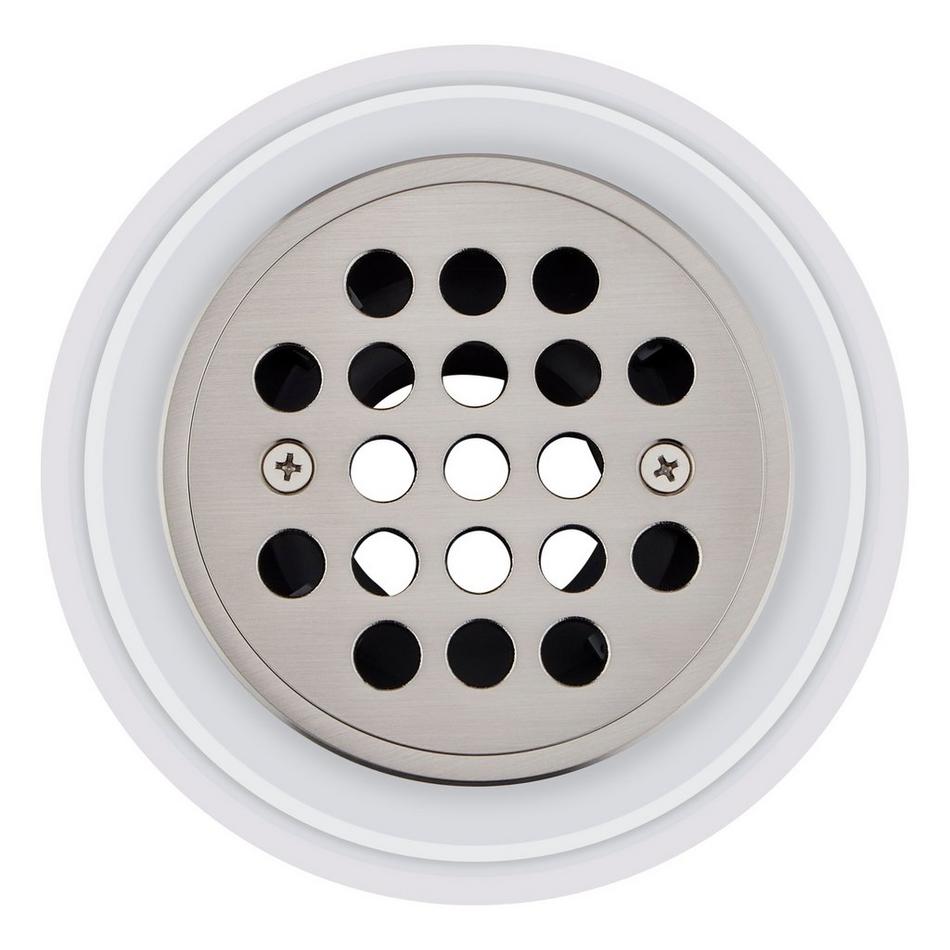 Menlo Round Shower Drain - Brushed Nickel, , large image number 2
