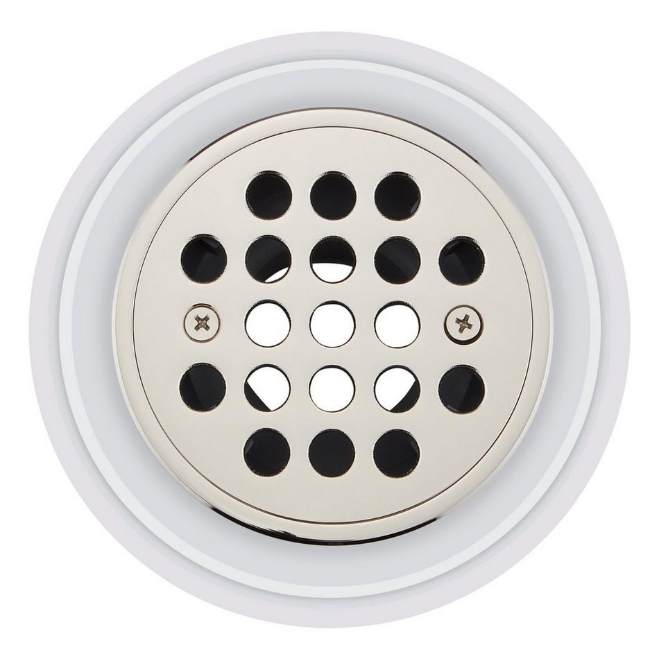FundamentALL 4-1/2" Round Shower Drain - Polished Nickel, , large image number 2