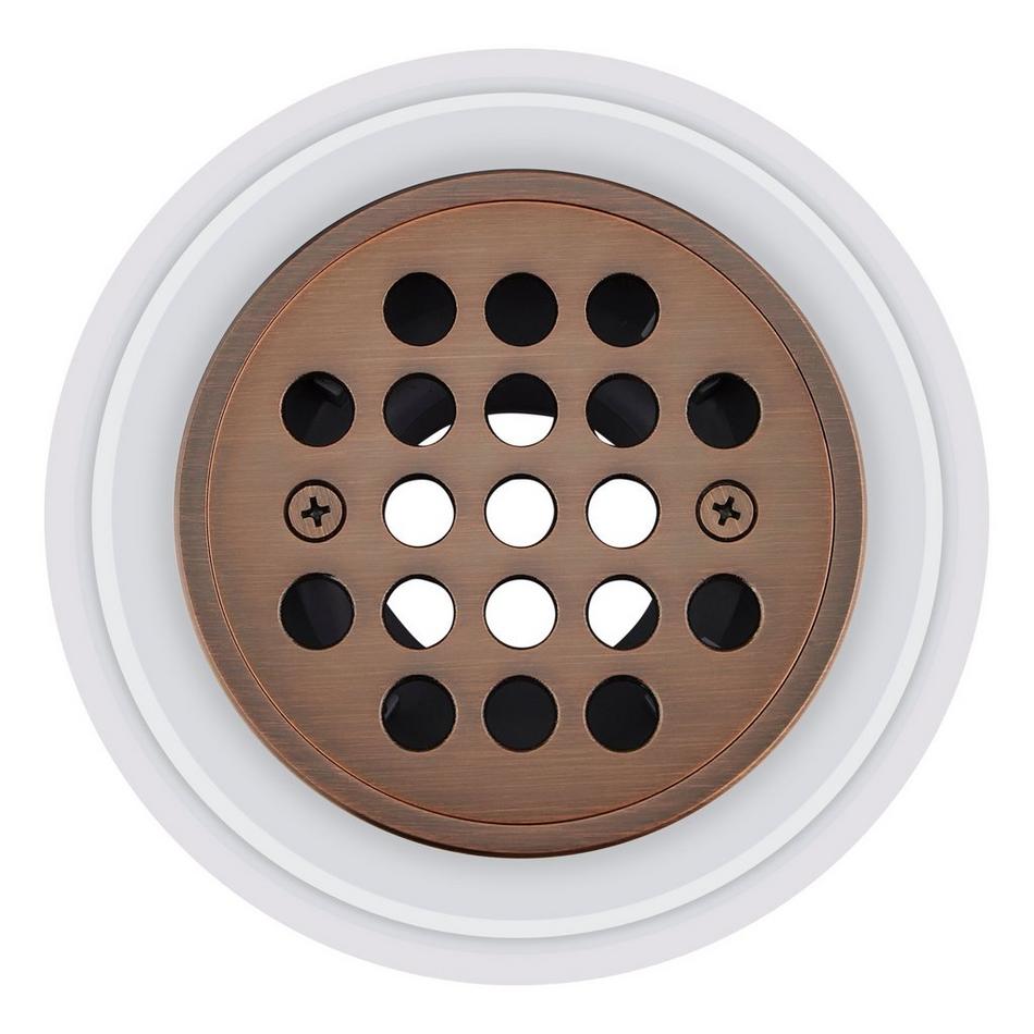 Menlo Round Shower Drain - Oil Rubbed Bronze, , large image number 2