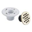 Menlo Round Shower Drain - Polished Brass, , large image number 3
