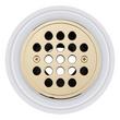 Menlo Round Shower Drain - Polished Brass, , large image number 2