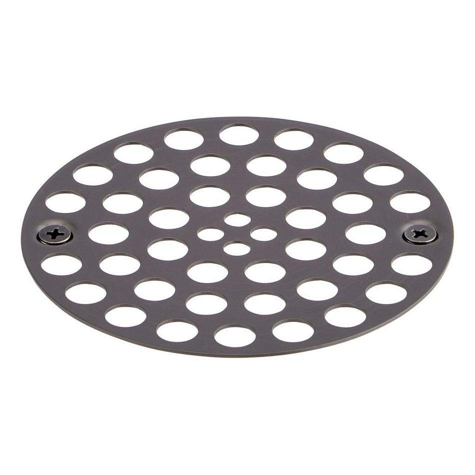 Modern Shower Drain Strainer - Gunmetal, , large image number 1