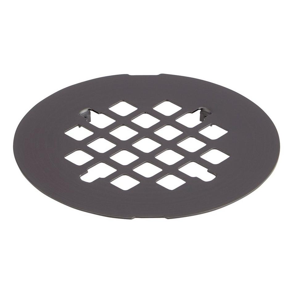 Modern Snap-In Shower Drain Strainer - Gunmetal, , large image number 1