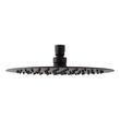 8" Contemporary Low Profile Rainfall Shower Head - 2.5 gpm - Matte Black, , large image number 1