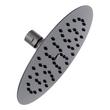 8" Contemporary Low Profile Rainfall Shower Head - 2.5 gpm - Gunmetal, , large image number 0
