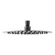 8" Contemporary Low Profile Rainfall Shower Head - 2.5 gpm - Gunmetal, , large image number 1