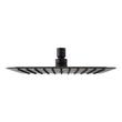 12" Modern Square Rainfall Shower Head with Rounded Corners - 2.5 gpm - Matte Black, , large image number 1
