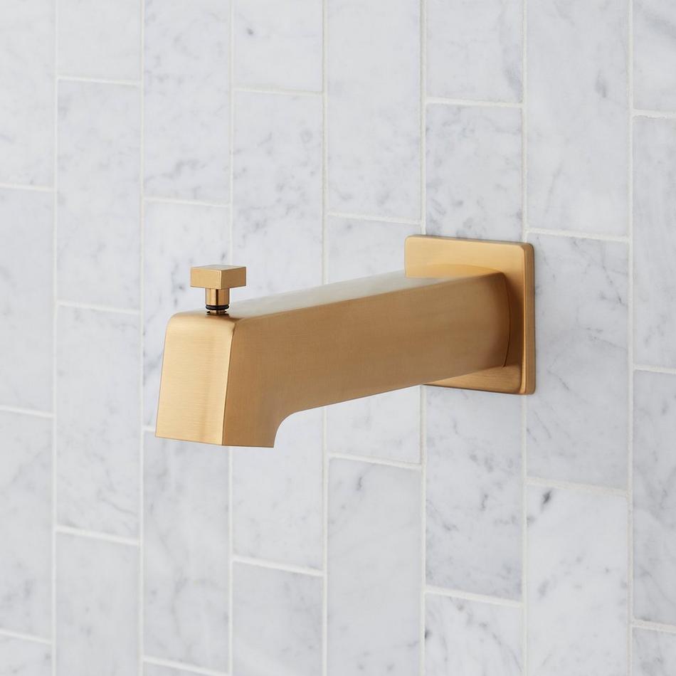 Sefina Tub Spout with Diverter, , large image number 0