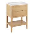 24" Rheya Narrow Console Vanity and Sink - Blonde Oak, , large image number 1