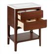 24" Rheya Narrow Console Vanity and Sink - Winterland Walnut, , large image number 2