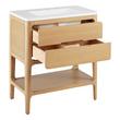 30" Rheya Narrow Console Vanity and Sink - Blonde Oak, , large image number 2