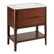 30" Rheya Narrow Console Vanity and Sink - Winterland Walnut, , large image number 1