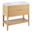 36" Rheya Narrow Console Vanity and Sink - Blonde Oak, , large image number 1