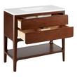 36" Rheya Narrow Console Vanity and Sink - Winterland Walnut, , large image number 2