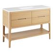 48" Rheya Narrow Console Vanity and Sink - Blonde Oak, , large image number 1