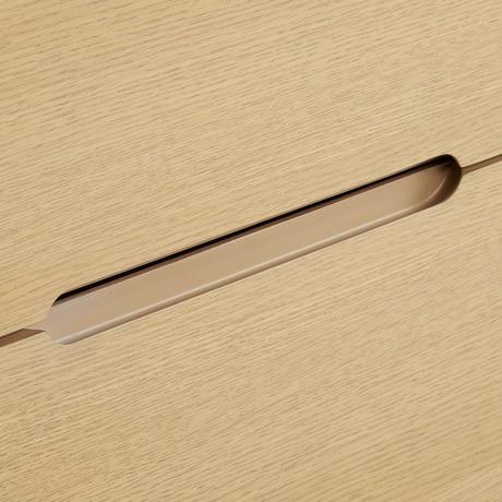 48" Rheya Narrow Console Vanity and Sink - Blonde Oak