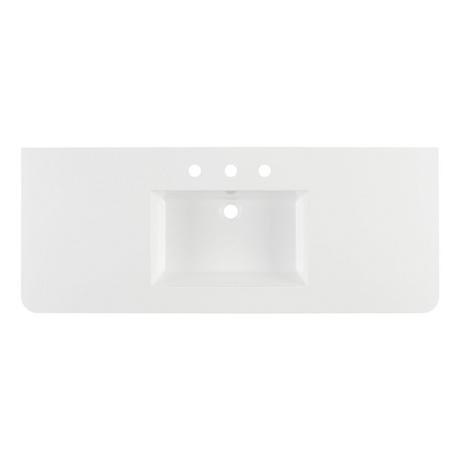 48" Rheya Narrow Console Vanity and Sink - Winterland Walnut