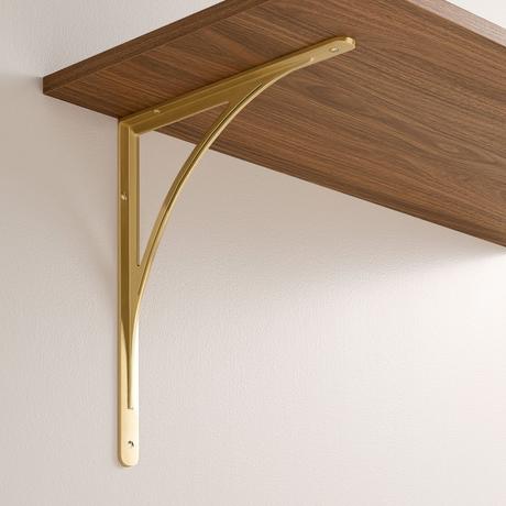 Avril Brass Shelf Bracket