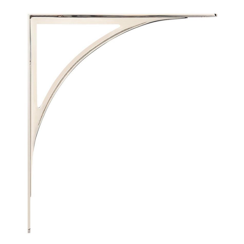 Avril Brass Shelf Bracket, , large image number 2