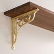 Amaranth Brass Shelf Bracket, , large image number 1