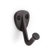 Cavill Cast Iron Single Hook - Black Powder Coat, , large image number 0