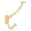 Cavill Brass Double Hook - Satin Brass, , large image number 1