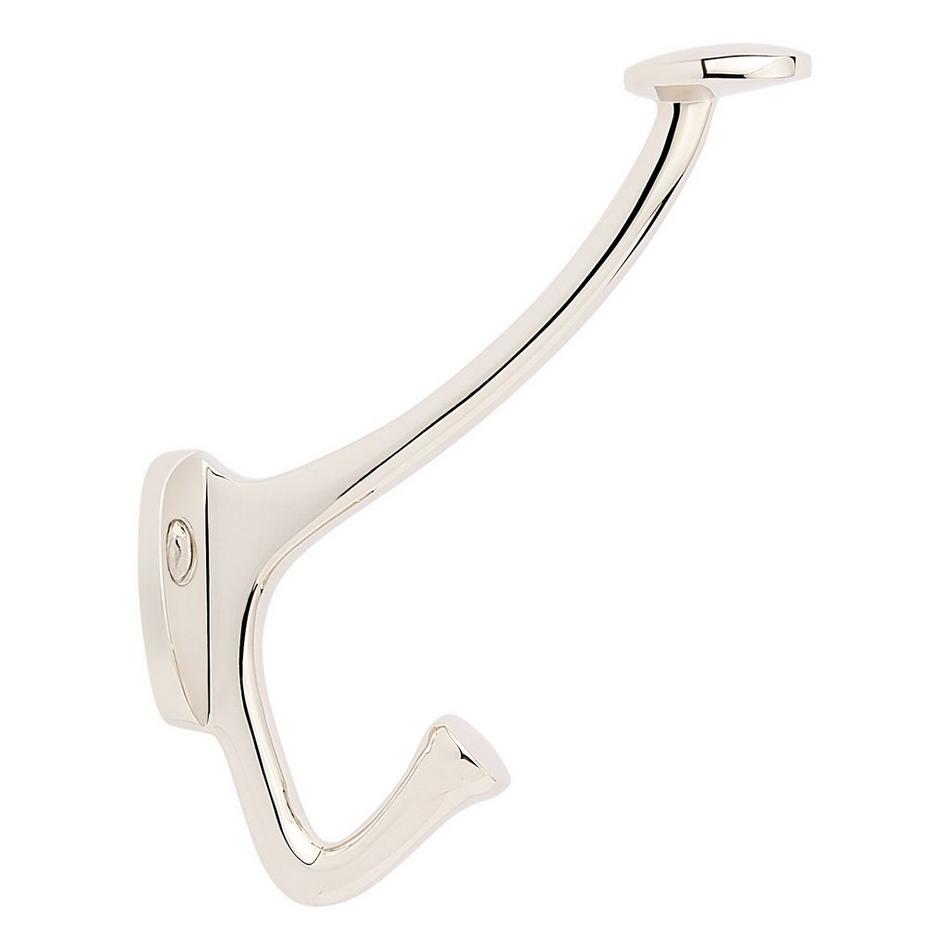 Cavill Brass Double Hook - Polished Nickel, , large image number 1