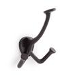 Cavill Cast Iron Triple Hook - Black Powder Coat, , large image number 0