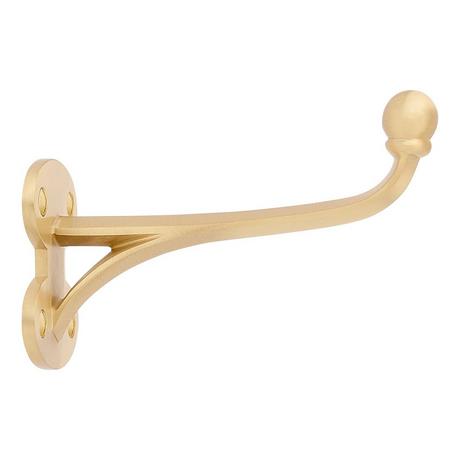 Prue Brass Single Hook