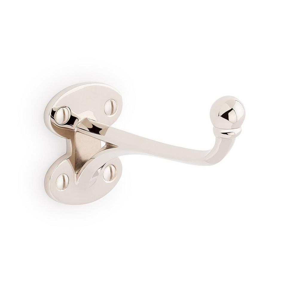 Prue Brass Single Hook, , large image number 2