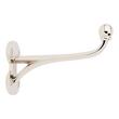 Prue Brass Single Hook - Polished Nickel, , large image number 1