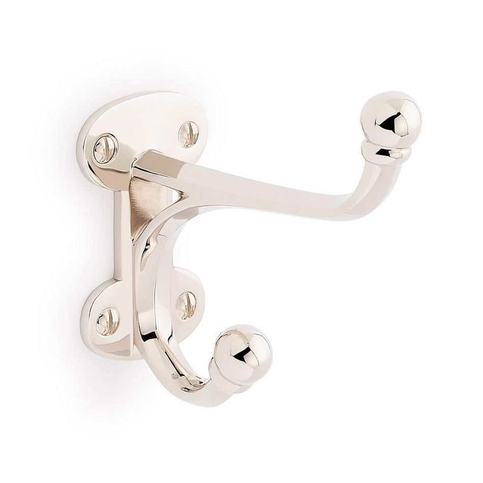 Prue Brass Double Hook, , large image number 2