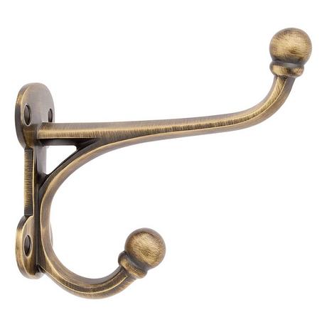 Prue Brass Double Hook