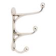 Prue Brass Triple Hook - Polished Nickel, , large image number 1