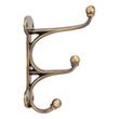 Prue Brass Triple Hook - Antique Brass, , large image number 1
