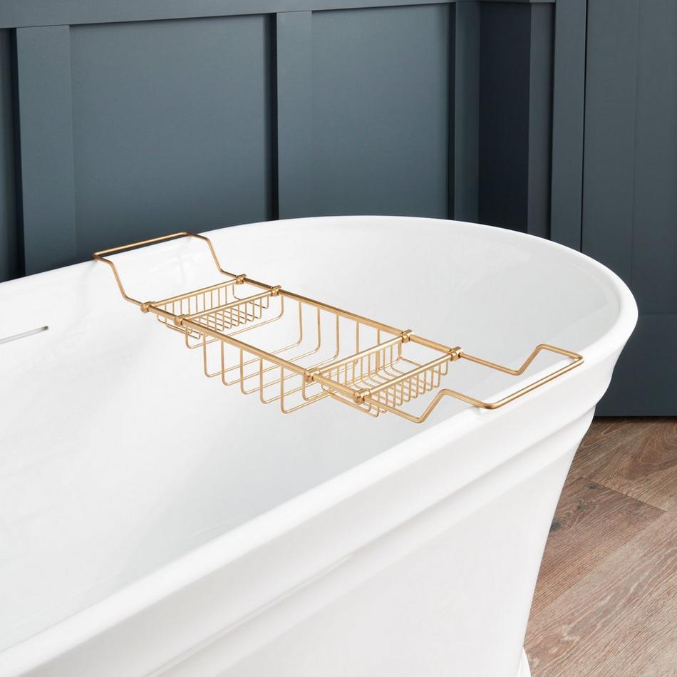 Nottingham Brass Tub Caddy - Brushed Gold, , large image number 1