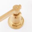 Greyfield Widespread Low Angled Bathroom Faucet - Brushed Gold, , large image number 2