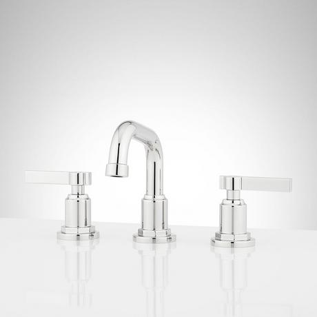 Greyfield Widespread Low Angled Bathroom Faucet