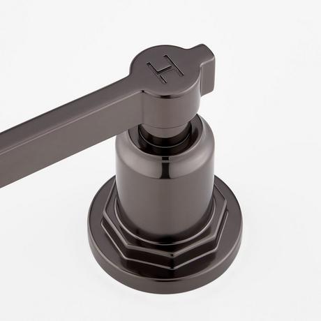 Greyfield Widespread Low Angled Bathroom Faucet