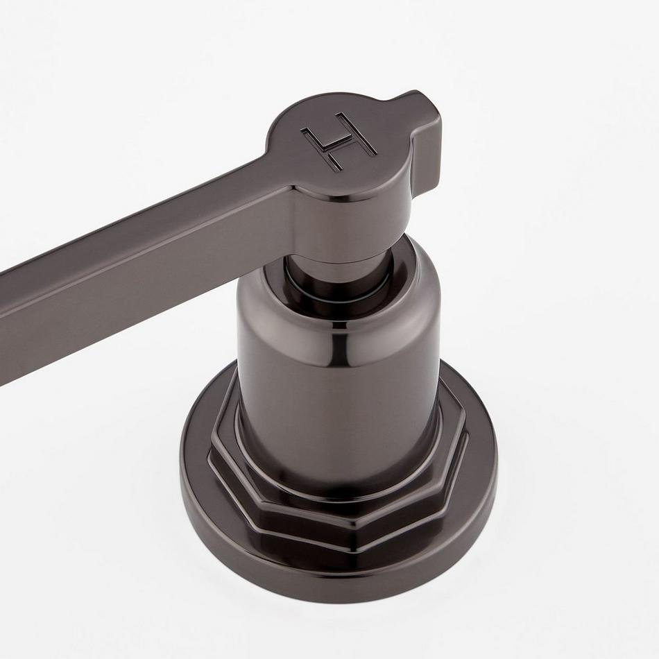 Greyfield Widespread Low Angled Bathroom Faucet - Gunmetal, , large image number 2