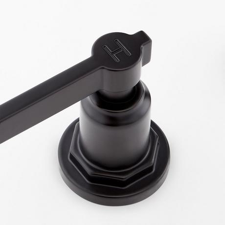 Greyfield Widespread Low Angled Bathroom Faucet