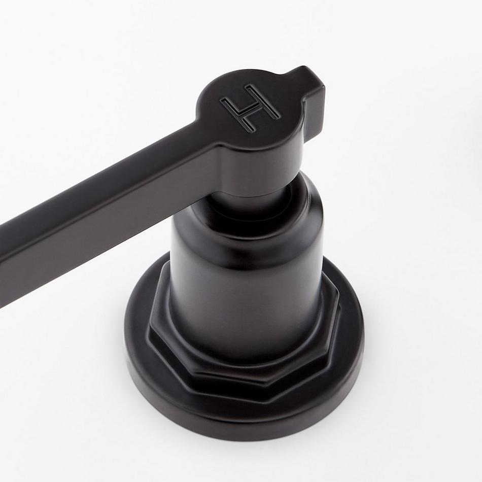 Greyfield Widespread Low Angled Bathroom Faucet - Matte Black, , large image number 2
