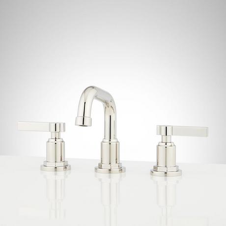 Greyfield Widespread Low Angled Bathroom Faucet