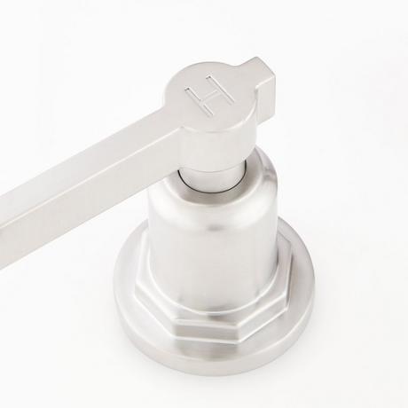 Greyfield Widespread Low Angled Bathroom Faucet