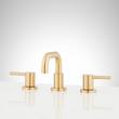 Lexia Widespread Low Bathroom Faucet - Brushed Gold, , large image number 0