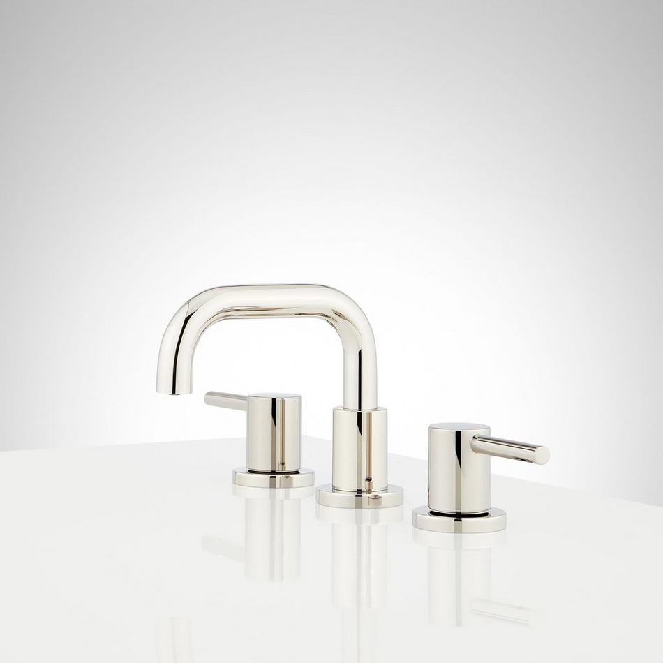 Lexia Widespread Low Bathroom Faucet - Polished Nickel, , large image number 1