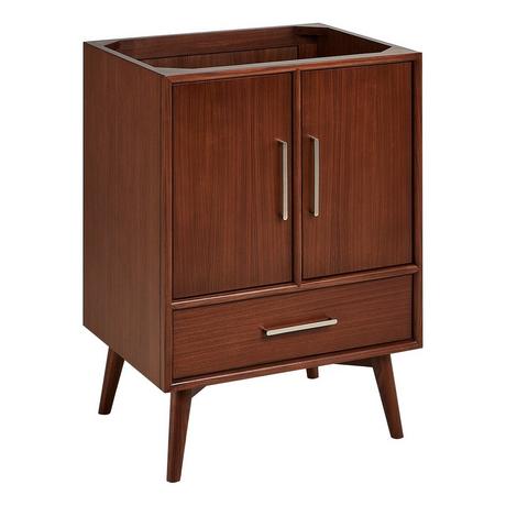 24" Novak Mahogany Vanity - Undermount Sink - True Walnut