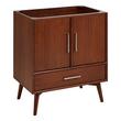 30" Novak Mahogany Vanity - Undermount Sink - True Walnut - AW Quartz - 3 Hole, , large image number 1
